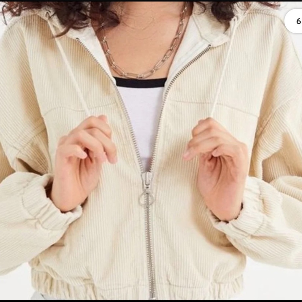Urban Outfitters Cropped Corduroy Jacket